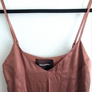 Reformation Silk Slip Dress - XS